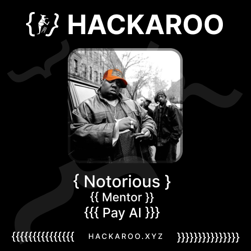 Notorious - Mentor at Pay AI